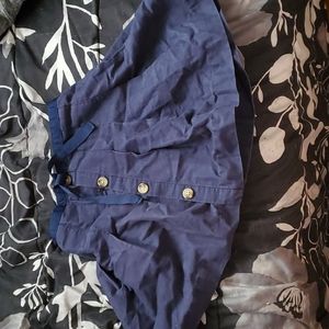 Navy catholic girl skirt